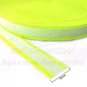 elastico listrado branco amarelo fluor bb 57